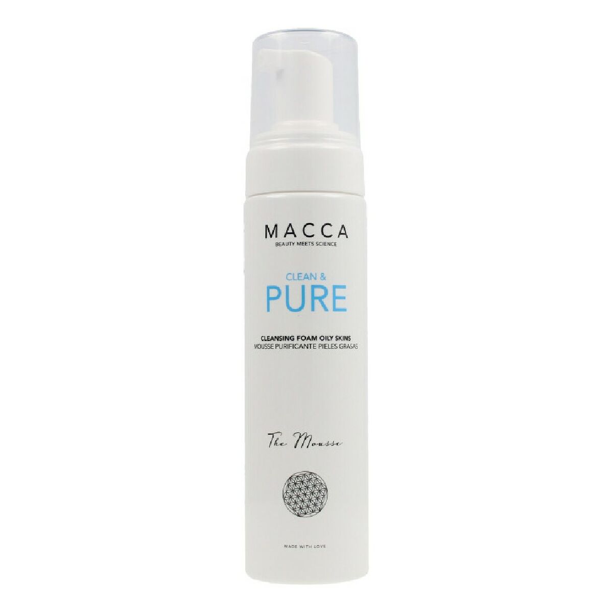 Rensemousse Macca Clean Pure 200 ml Fedtet hud
